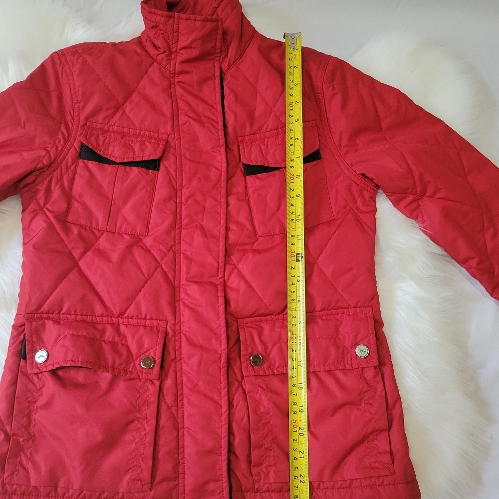 L-RL Women's Red Quilted Jacket - Picture 16 of 16
